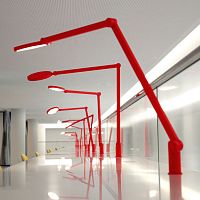 Desk lamp LUCILLE T1aluminumsteelacrylic glass