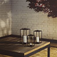 Contemporary lantern LIGHT'INglassmetallantern