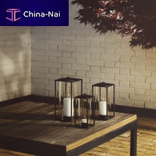 Contemporary lantern LIGHT'INglassmetallantern