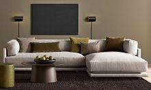 Modular sofa SUNDAYcontemporaryfabricgray