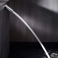 Chrome-plated brass bathtub spout E88100wall-mounted