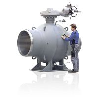 Fully-welded valve ballwith handwheelfor pipelines