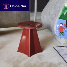Contemporary stool metalmetal basecentral base