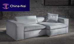 Convertible sofa CUNEOcontemporaryfabricleather