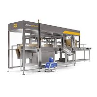 Automatic cardboard box/case erector ORION serieshot-melt glueadhesive tapeprecise folding