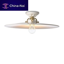Traditional ceiling light 119048roundbrassceramic