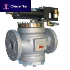 Plug valve PVS 782electropneumaticpilotfor gas