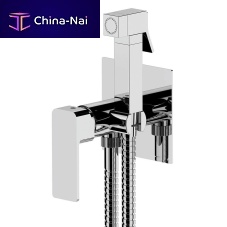 Toilet hand shower 185ICsquarechrome-plated brasscontemporary