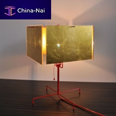 Table lamp 24 KARAT BLAU Tmetalacrylic glassgold