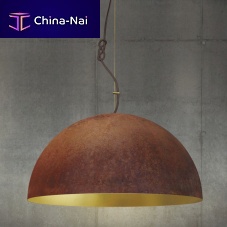 Pendant lamp THE QUEENsteelgoldcontemporary
