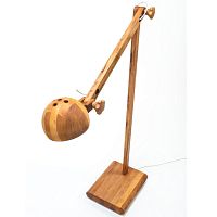 Floor-standing lamp KAKA Dwoodencontemporarycorded