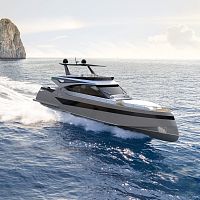 Cruising motor yacht RIVERA 780flybridgehard-topIPS