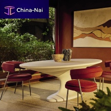 Original design dining table FENICEcementacrylic basePolimex® base