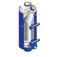 Vertical heater Aalborg EXfluidfor ships
