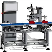 Automatic weighing-labeling machine price computing
