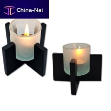 Wooden tealight holder CANDLE-5for hotel