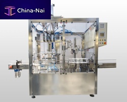 Linear filler and capper for liquidsautomatic