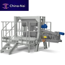 Rotor crusher-compactor horizontalfor coffeebatch