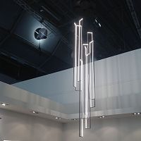 Pendant lamp CASCADE MIR � 9steelcontemporarycorded