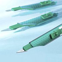 Plastic handle scalpel single-usesafety