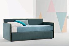 Sofa bed POLARIScontemporaryfabricblue