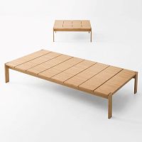 Contemporary coffee table FREIbamboobamboo baserectangular