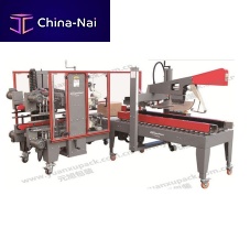 Automatic case former-sealer adhesive tape
