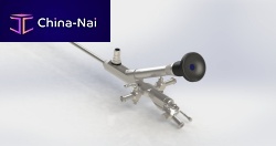 Bent nephroscope NPSLL.01with working channel
