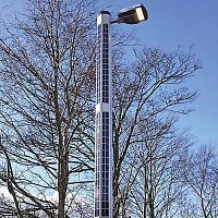 Urban lamp post SKYLINEcontemporaryaluminumglass