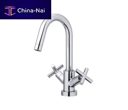 Double-handle washbasin mixer tap DONA: F 028 001 01countertopmetalbathroom