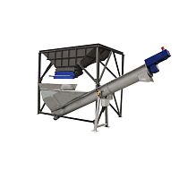 Concrete recycling unit