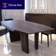 Contemporary dining table BLADEoakMacassar ebonyrectangular