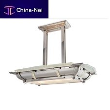 Pendant lamp NEW ORLEANSnickel-plated brasschrome-plated brassglass