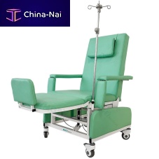 Manual dialysis chair MGE-CW113-sectionon castersergonomic
