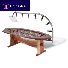 Bithermal Vichy shower HYDROWOOD 7woodenhorizontalfor spa