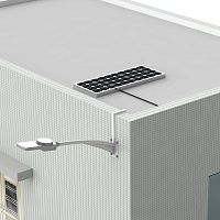 Contemporary wall light SSW seriesoutdoormetalfixed arm
