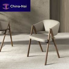 Contemporary dining chair 4163indoorsynthetic leatherin synthetic fabric