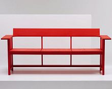 Contemporary bench CLERICIashwith backrestwith armrests