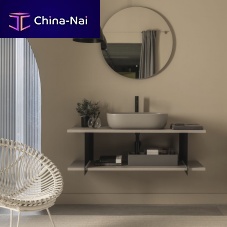 Contemporary bathroom cabinet SLD1homewoodenpolished