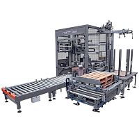 Cardboard box palletizer APS 620 ERGONfor boxestrayfor cans