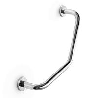 Brass grab bar OTELchromeL-shapedwall-mounted