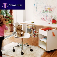 Contemporary desk EIERMANNwoodenmetalheight-adjustable