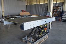 Hydraulic scissor lift stationary
