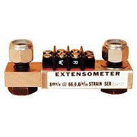 Strain gauge extensometer