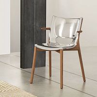 Contemporary chair Pole Collectionindoorbeechsteel