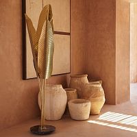 Floor-standing lamp BANANASbrassmarblecontemporary