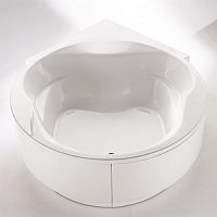 Round bathtub surround AGLAS SANacrylic