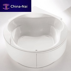 Round bathtub surround AGLAS SANacrylic