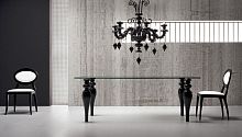 Traditional dining table VINTAGEsolid woodhomeindoor