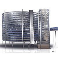 High-capacity cooling tower for the food industry